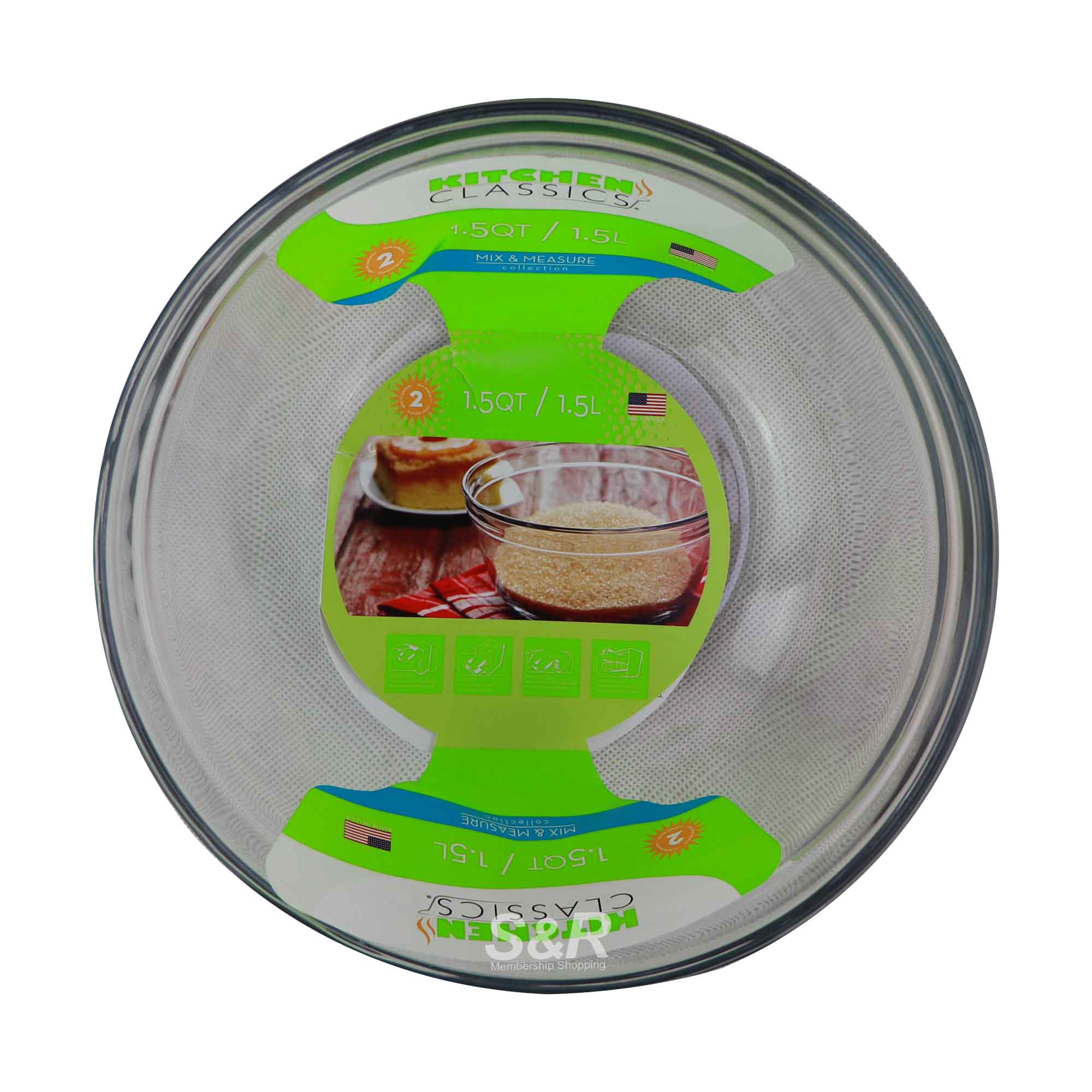Kitchen Classics Mix and Measure Collection Mixing Bowl 1.5L capacity Kitchen Classics Mix and Measure Collection Mixing Bowl 1.5L capacity